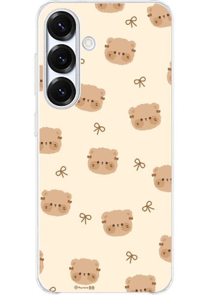 Samsung Galaxy S25 Uyumlu Sevimli Ayıcıklar Baskılı Silikon Kılıf