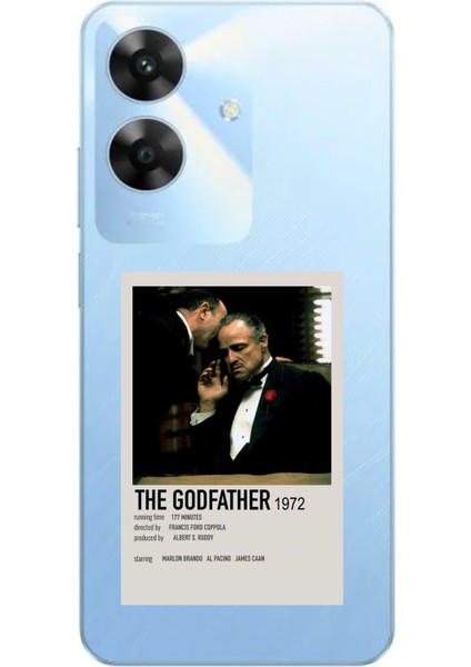 Realme Note 60 Uyumlu The Godfather Baba Poster Tasarımlı Baskılı Silikon Kılıf
