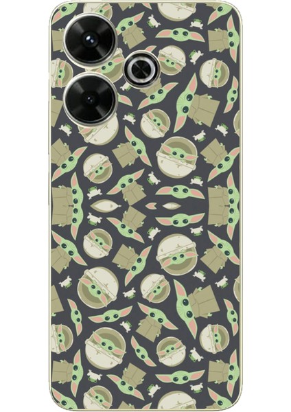 Redmi 13 Uyumlu Minik Yodalar Duvar Kağıdı Baskılı Silikon Kılıf