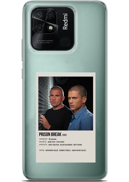 Redmi 10C - Poco C40 Uyumlu Prison Break Tasarımlı Baskılı Silikon Kılıf