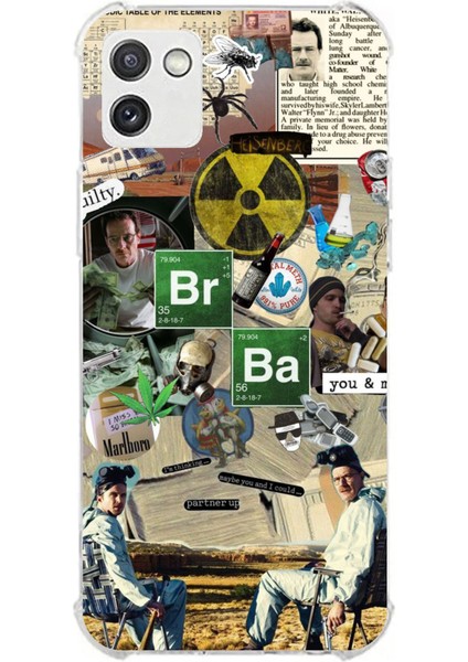 Samsung Galaxy A03 Uyumlu Breaking Bad Kolaj Baskılı Silikon Kılıf