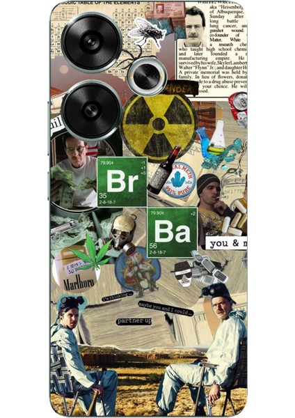 Poco F6 Uyumlu Breaking Bad Kolaj Baskılı Silikon Kılıf