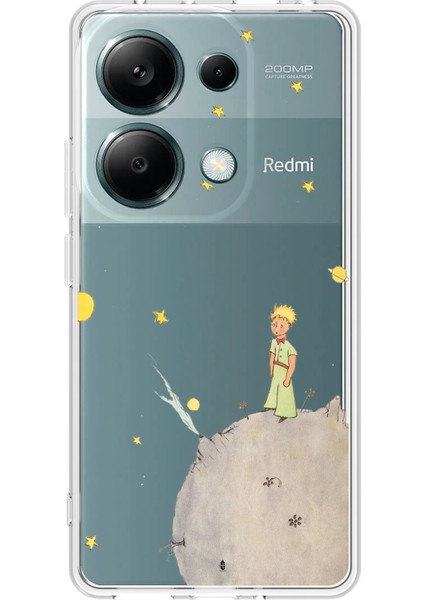 Redmi Note 13 Pro 4g Uyumlu Küçük Prens Tasarımlı Baskılı Silikon Kılıf