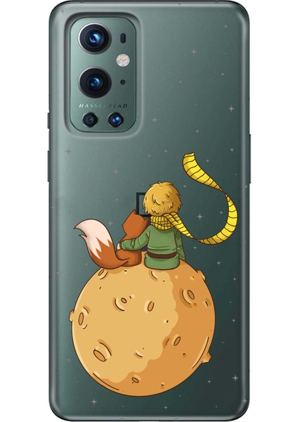 Oneplus 9 Pro Uyumlu Küçük Prens Gezegen Boa Tasarımlı Baskılı Silikon Kılıf