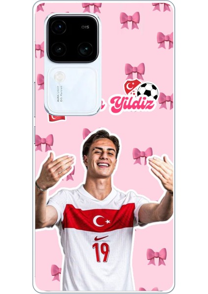 Vivo V30 Uyumlu Kenan Yıldız Kurdele Baskılı Silikon Kılıf