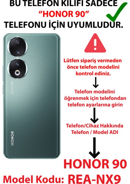 Honor 90 Uyumlu Pembe Fiyonklar Baskılı Silikon Kılıf fiyatları