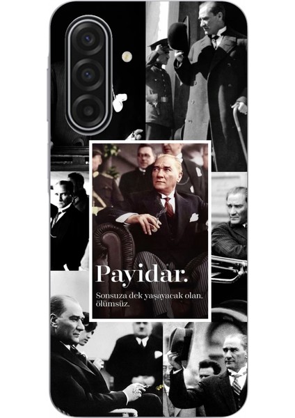 Samsung Galaxy A17 Uyumlu Atatürk Payidar Baskılı Silikon Kılıf