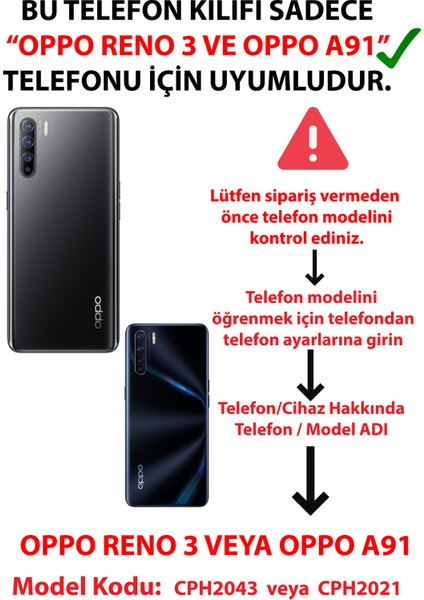 Oppo Reno 3 - A91 Uyumlu You Look Good Iskelet Tasarımlı Baskılı Silikon Kılıf fiyatları