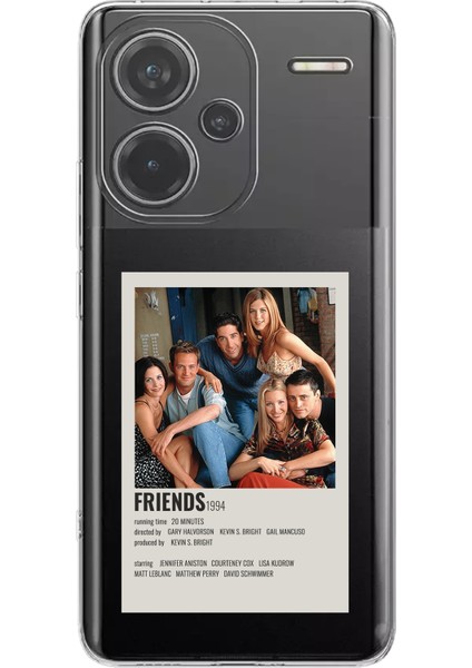 Redmi Note 13 Pro Plus 5g Uyumlu Friends Mini Poster Tasarımlı Baskılı Silikon Kılıf