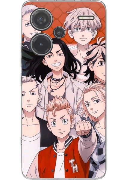 Redmi Note 13 Pro Plus 5g Uyumlu Tokyo Revengers Karakterler Baskılı Silikon Kılıf