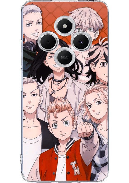 Redmi 14C Uyumlu Tokyo Revengers Karakterler Baskılı Silikon Kılıf