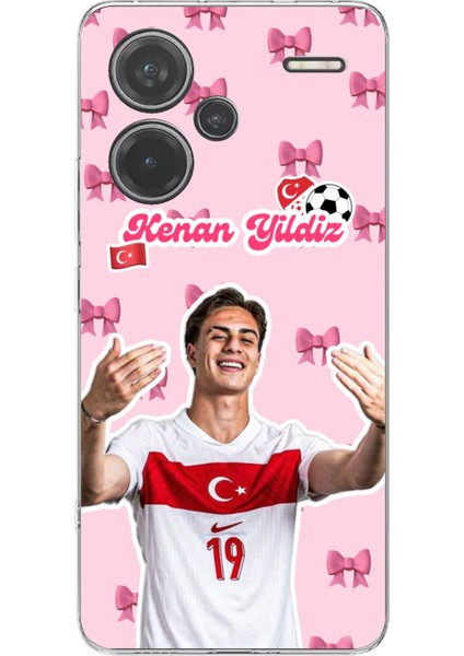 Redmi Note 13 Pro Plus 5g Uyumlu Kenan Yıldız Kurdele Baskılı Silikon Kılıf