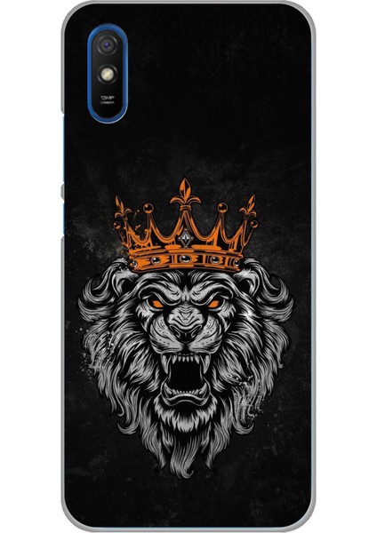 Redmi 9A Uyumlu Kurt Ruhu Baskılı Silikon Kılıf