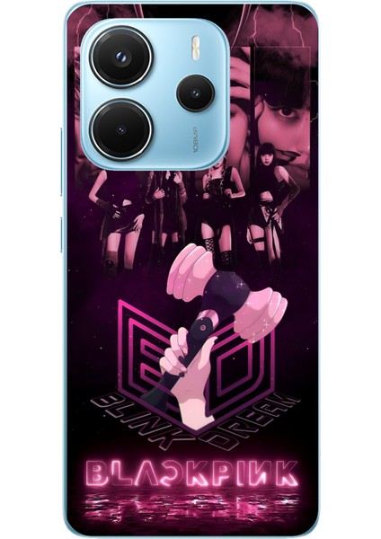 Redmi Note 14 4g Uyumlu Blackpink Poster Baskılı Silikon Kılıf