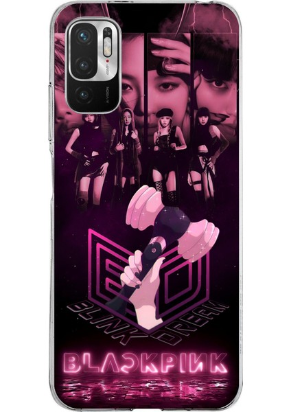 Redmi Note 10 5g Uyumlu Blackpink Poster Baskılı Silikon Kılıf
