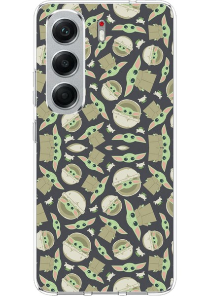 Tecno Camon 40 Pro Uyumlu Minik Yodalar Duvar Kağıdı Baskılı Silikon Kılıf