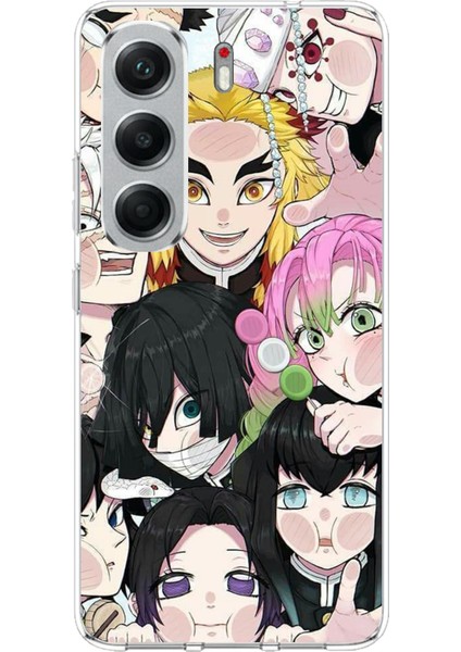 Tecno Camon 40 Pro Uyumlu Demon Slayer Manga Baskılı Silikon Kılıf
