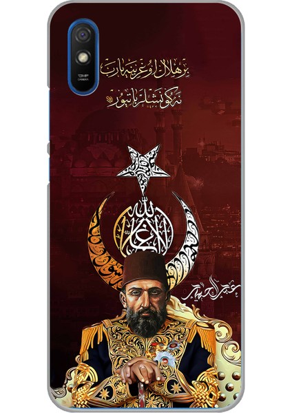 Redmi 9A Uyumlu Abdülhamid Han Baskılı Silikon Kılıf