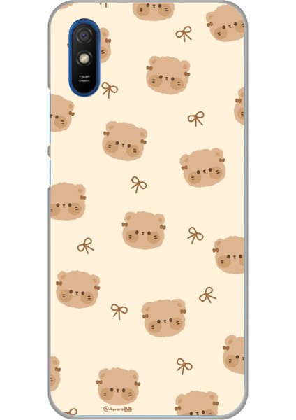 Redmi 9A Uyumlu Sevimli Ayıcıklar Baskılı Silikon Kılıf