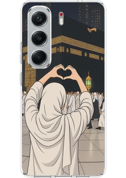 Tecno Camon 40 Pro Uyumlu Kabe Aşkı Baskılı Silikon Kılıf