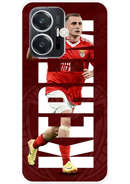 Oppo A3 Uyumlu Kerem Aktürkoğlu Benfica Baskılı Silikon Kılıf
