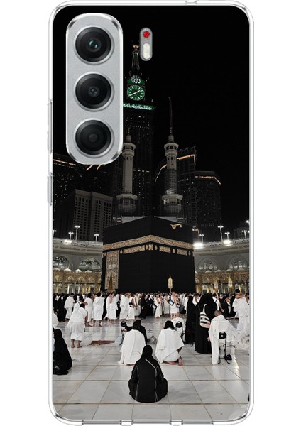 Tecno Camon 40 Pro Uyumlu Kabe Umre Baskılı Silikon Kılıf