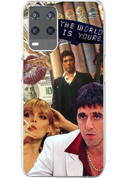 Oppo A54 Uyumlu The Worlds Is Yours Tasarımlı Baskılı Silikon Kılıf