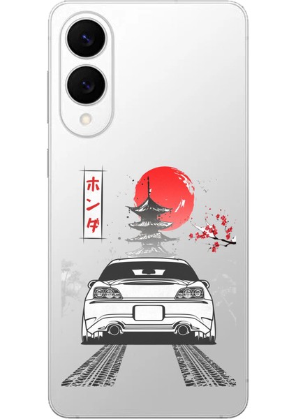 Samsung Galaxy S25 Edge Uyumlu S2000 Tasarımlı Baskılı Silikon Kılıf