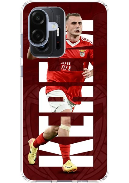 Samsung Galaxy A07 Uyumlu Kerem Aktürkoğlu Benfica Baskılı Silikon Kılıf