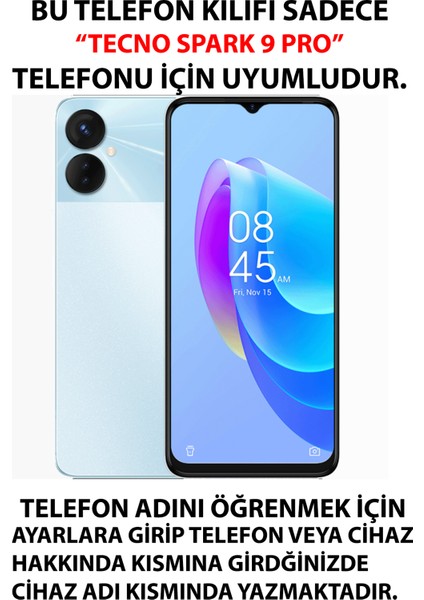 Tecno Spark 9 Pro Uyumlu Siyah Beyaz Mermer Baskılı Silikon Kılıf fiyatları