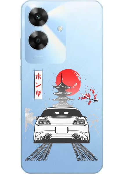 Realme Note 60 Uyumlu S2000 Tasarımlı Baskılı Silikon Kılıf