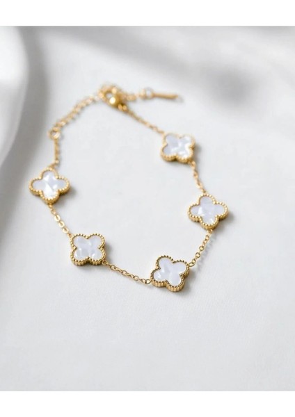 Çelik Yonca Bileklik