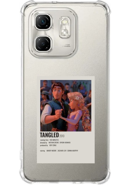 Infinix Hot 50I - Smart 9 Uyumlu Rapunzel Tangled Tasarımlı Baskılı Silikon Kılıf