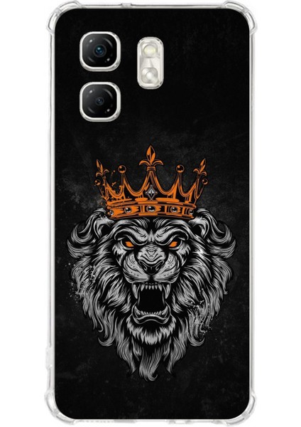 Infinix Hot 50I - Smart 9 Uyumlu Kurt Ruhu Baskılı Silikon Kılıf