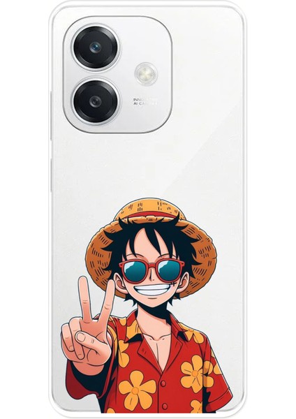 Oppo A3 Uyumlu Monkey D. Luffy Tasarımlı Baskılı Silikon Kılıf