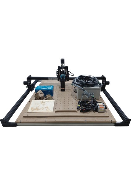 - E-Sat M5 Model Masaüstü Cnc Makinesi 2'si 1 Arada 30 Watt Optik Lazer + Router Makine 60X60 cm Işlem Alanlı indirimleri