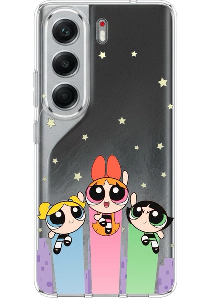 Tecno Camon 40 Pro Uyumlu Powerpuff Girls Tasarımlı Baskılı Silikon Kılıf
