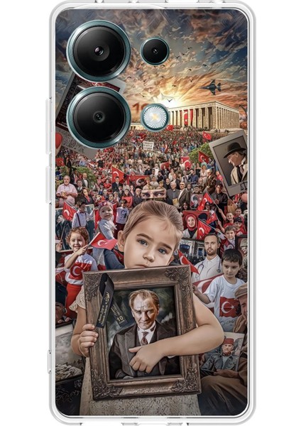 Redmi Note 13 Pro 4g Uyumlu Atatürk Anıtkabir Baskılı Silikon Kılıf