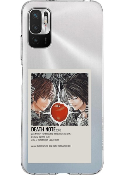 Redmi Note 10 5g Uyumlu Death Note Poster Tasarımlı Baskılı Silikon Kılıf