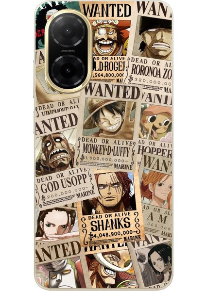 Redmi A5 Uyumlu One Piece Gazete Tasarımlı Baskılı Silikon Kılıf