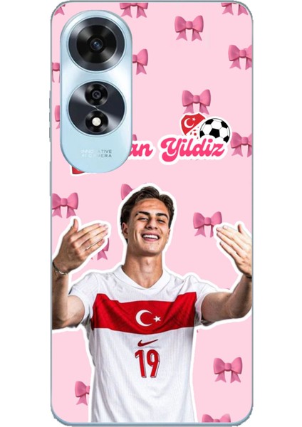 Oppo A60 Uyumlu Kenan Yıldız Kurdele Baskılı Silikon Kılıf