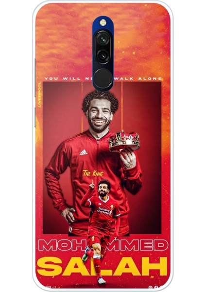 Redmi 8 Uyumlu Salah King Kral Tasarımlı Baskılı Silikon Kılıf