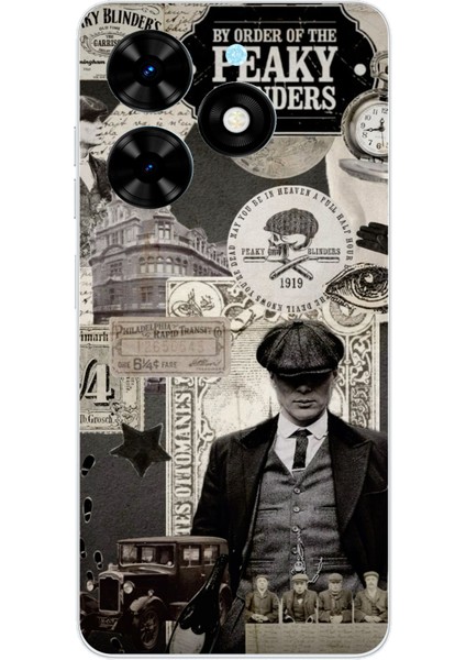 Tecno Spark Go 2024 Uyumlu Peaky Blinders Baskılı Silikon Kılıf