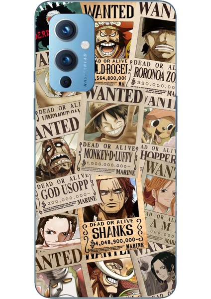 Oneplus 9 Uyumlu One Piece Gazete Tasarımlı Baskılı Silikon Kılıf