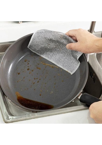 3 Adet 20X20 Inox Tel Bez Zor Kir Bezi, Inox Telli Bulaşık Bezi, Mutfak Banyo Bezi fırsatları