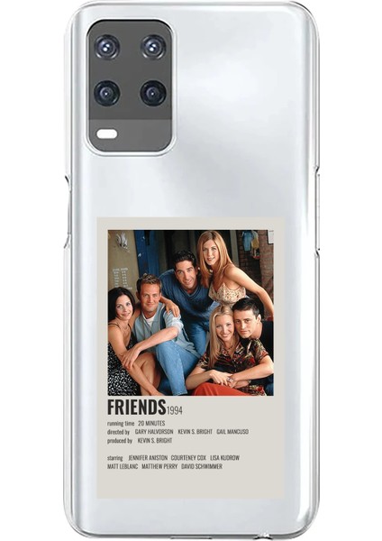 Oppo A54 Uyumlu Friends Mini Poster Tasarımlı Baskılı Silikon Kılıf