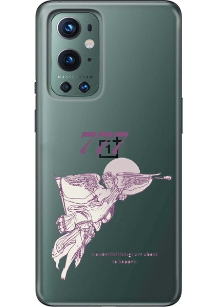 Oneplus 9 Pro Uyumlu 777 Melek Tasarımlı Baskılı Silikon Kılıf