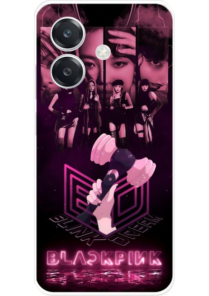 Oppo A3 Uyumlu Blackpink Poster Baskılı Silikon Kılıf