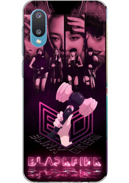 Samsung Galaxy A02 Uyumlu Blackpink Poster Baskılı Silikon Kılıf