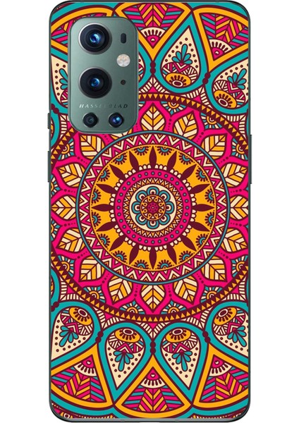 Oneplus 9 Pro Uyumlu Mandala Baskılı Silikon Kılıf